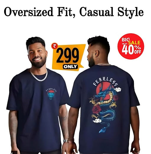 Oversized Fit, Casual Styles T-Shirt